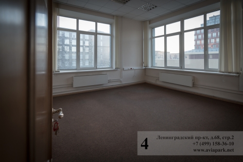Помещение 340 м2 Бизнес-центр Авиапарк – фото объекта